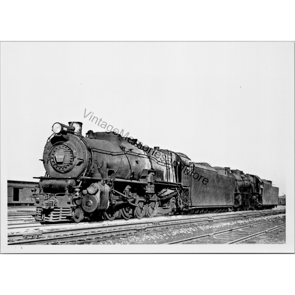 Vintage Pennsylvania Railroad PR - 6900 Steam Locomotive 5"X7" Real Photo T2-144